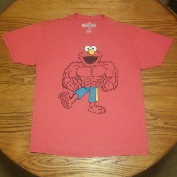elmo muscle shirt